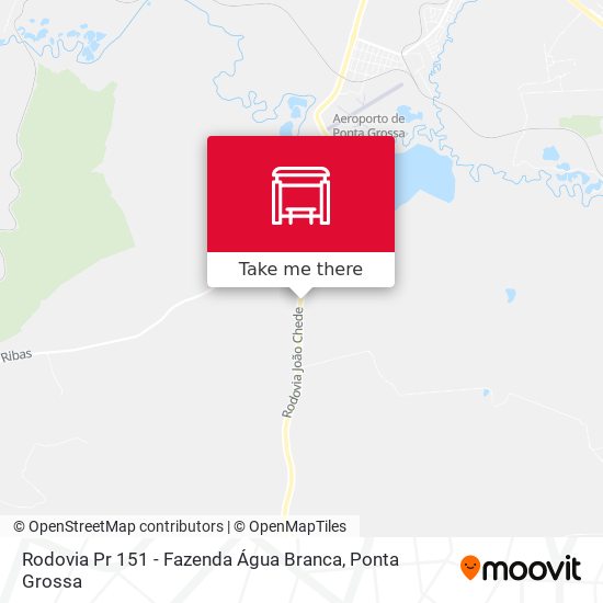 Rodovia Pr 151 - Fazenda Água Branca map