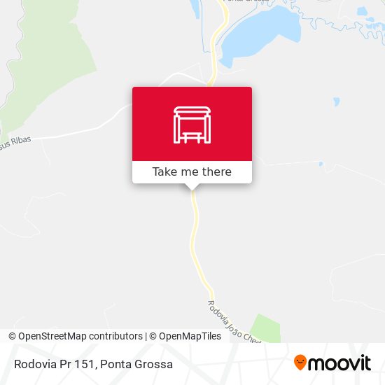 Rodovia Pr 151 map