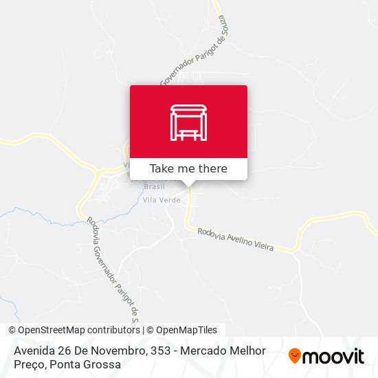 Mapa Avenida 26 De Novembro, 353 - Mercado Melhor Preço