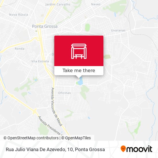 Mapa Rua Julio Viana De Azevedo, 10