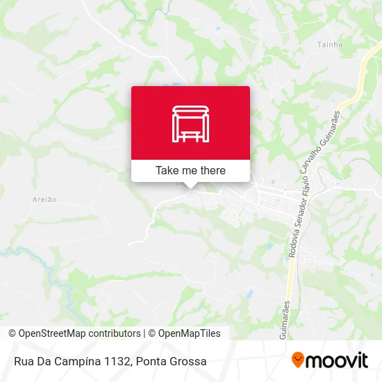 Rua Da Campína 1132 map