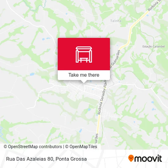 Rua Das Azaleias 80 map