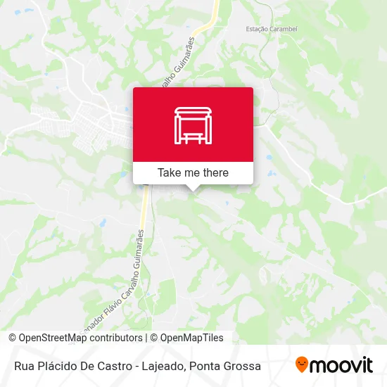 Rua Plácido De Castro - Lajeado map