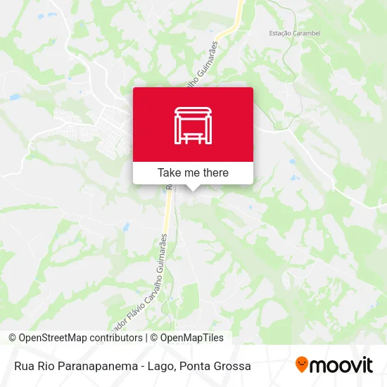 Rua Rio Paranapanema - Lago map