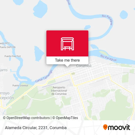 Alameda Circular, 2231 map