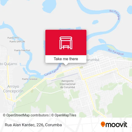 Rua Alan Kardec, 226 map