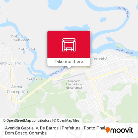 Avenida Gabriel V. De Barros | Prefeitura - Ponto Final Dom Bosco map