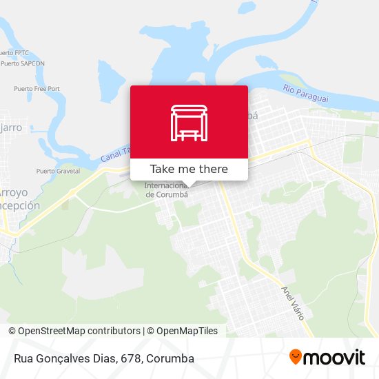 Mapa Rua Gonçalves Dias, 678