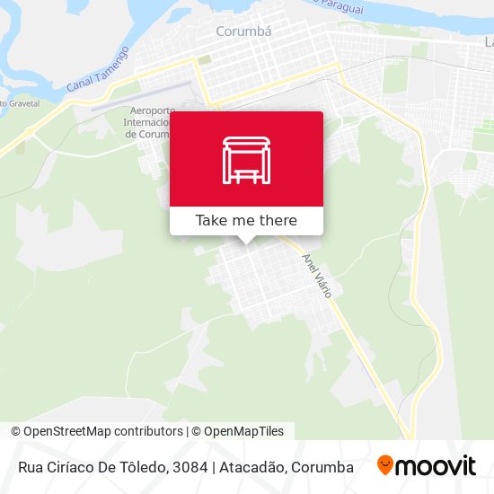 Rua Ciríaco De Tôledo, 3084 | Atacadão map