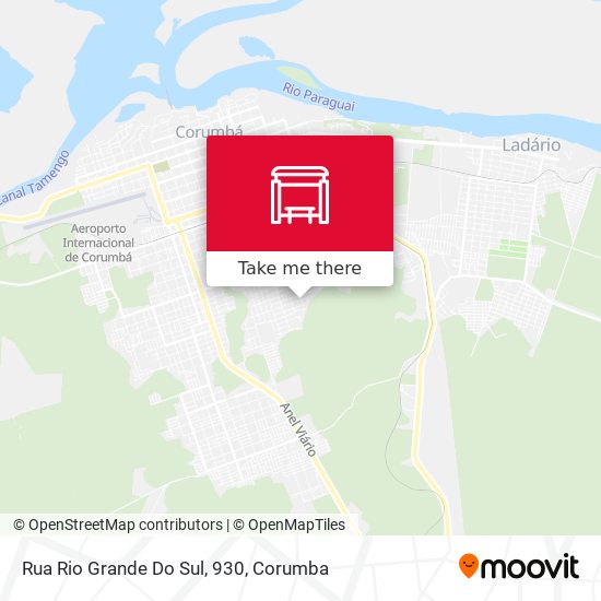 Mapa Rua Rio Grande Do Sul, 930