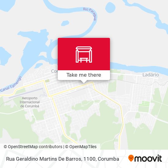 Mapa Rua Geraldino Martins De Barros, 1100