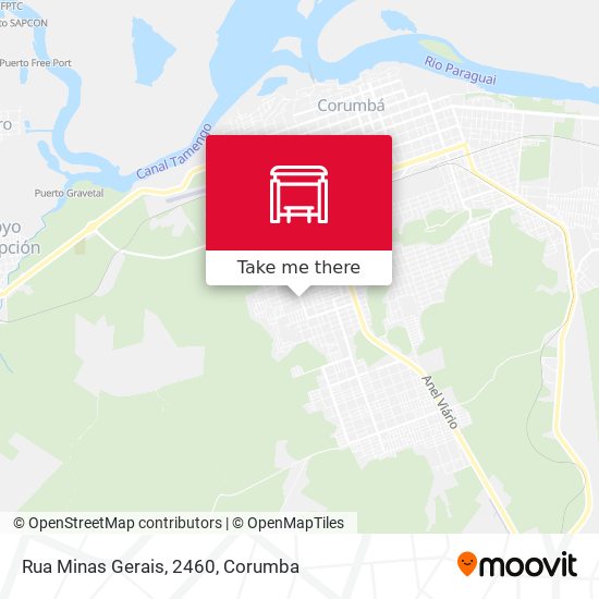 Mapa Rua Minas Gerais, 2460