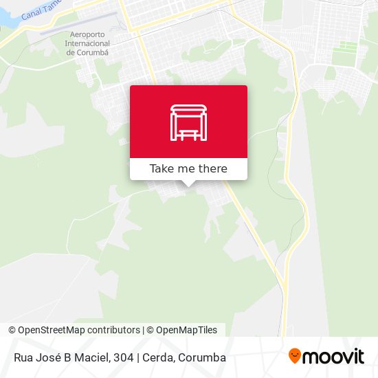 Mapa Rua José B Maciel, 304 | Cerda