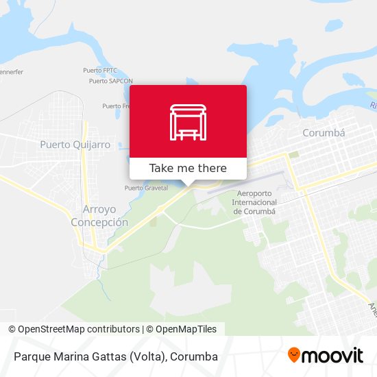 Mapa Parque Marina Gattas (Volta)