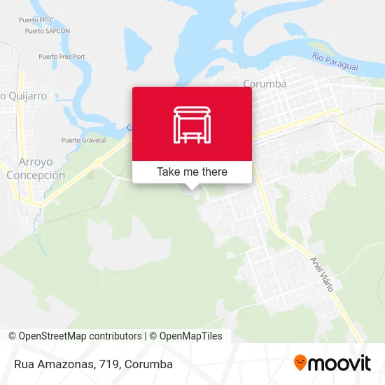 Rua Amazonas, 719 map