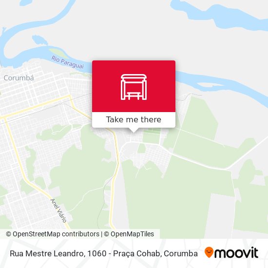 Rua Mestre Leandro, 1060 - Praça Cohab map