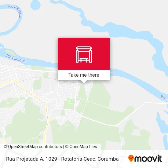 Rua Projetada A, 1029 - Rotatória Ceac map