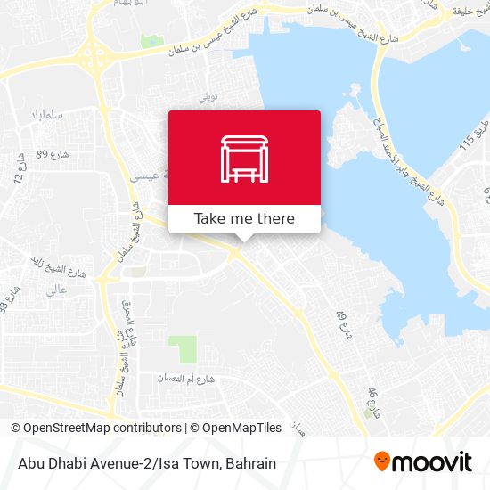 Abu Dhabi Avenue-2/Isa Town map