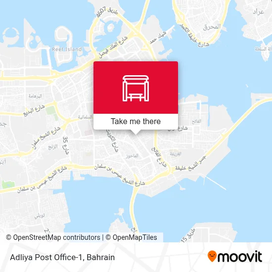 Adliya Post Office-1 map