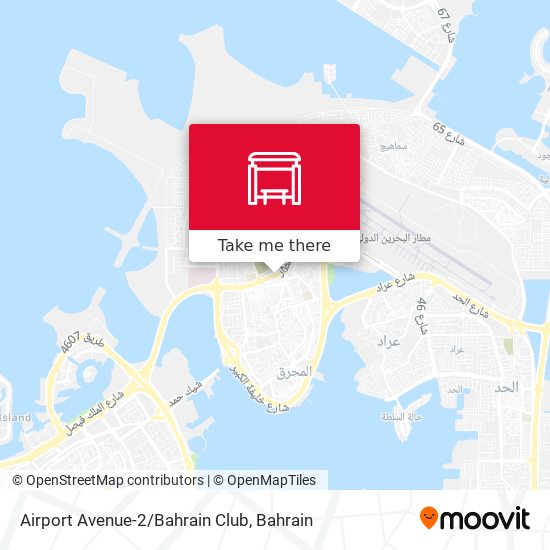 Airport Avenue-2/Bahrain Club map