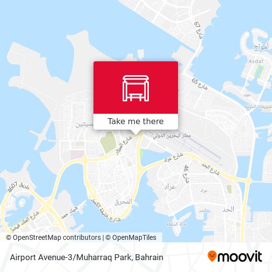 Airport Avenue-3/Muharraq Park map