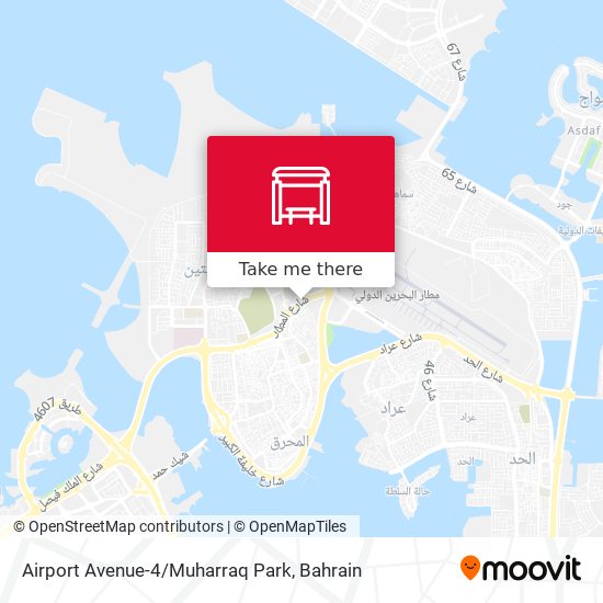 Airport Avenue-4/Muharraq Park map