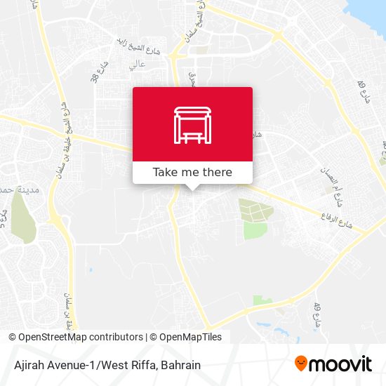 Ajirah Avenue-1/West Riffa map