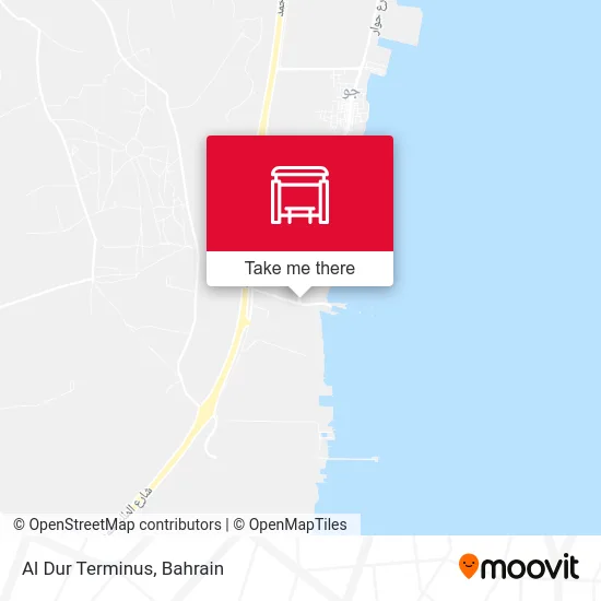 Al Dur Terminus map
