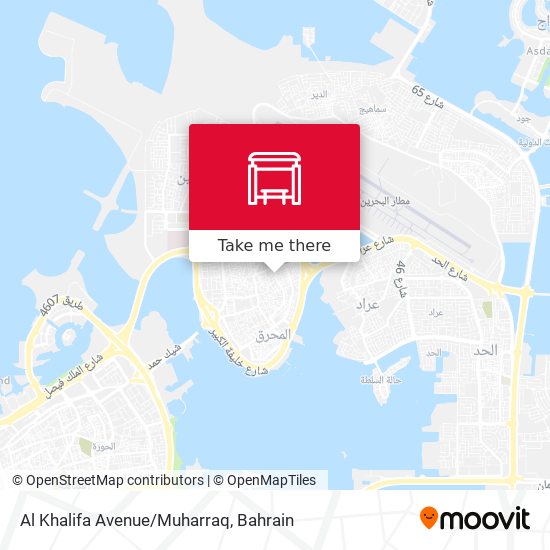 Al Khalifa Avenue/Muharraq map