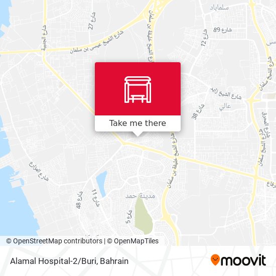 Alamal Hospital-2/Buri map