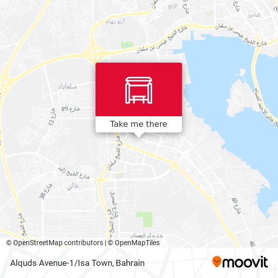 Alquds Avenue-1/Isa Town map
