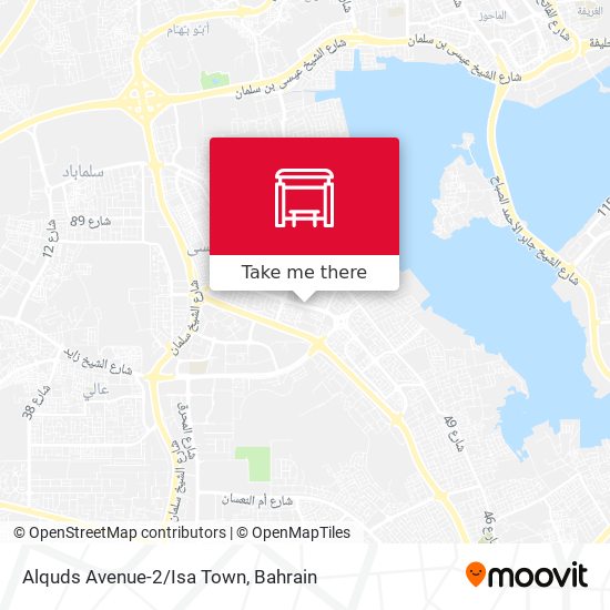 Alquds Avenue-2/Isa Town map
