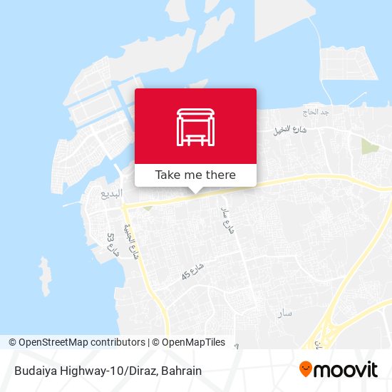 Budaiya Highway-10/Diraz map