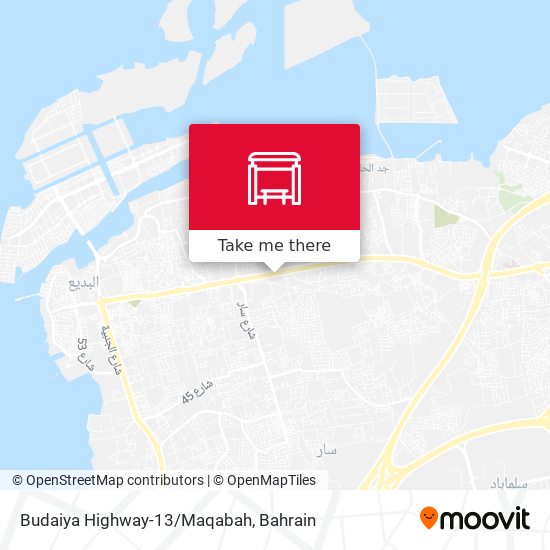 Budaiya Highway-13/Maqabah map