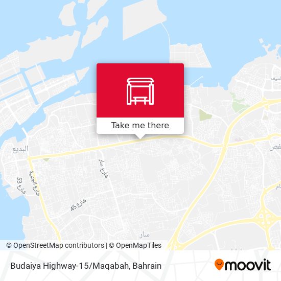 Budaiya Highway-15/Maqabah map