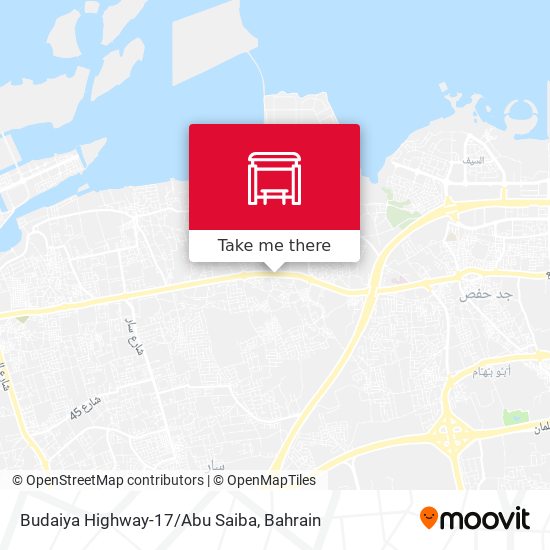 Budaiya Highway-17/Abu Saiba map