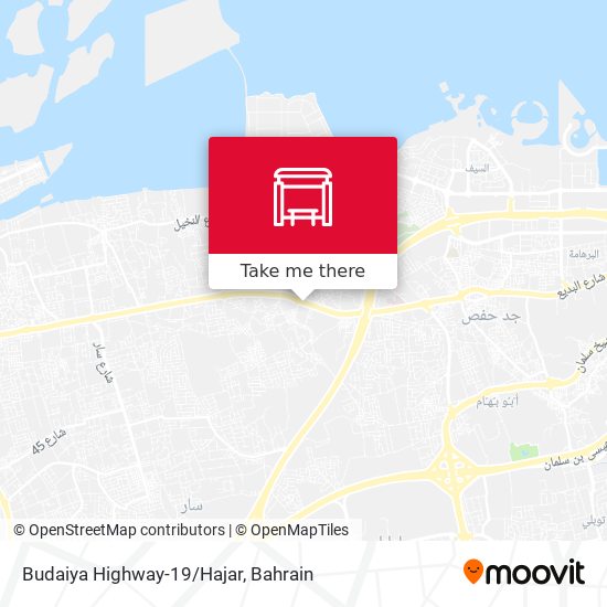 Budaiya Highway-19/Hajar map