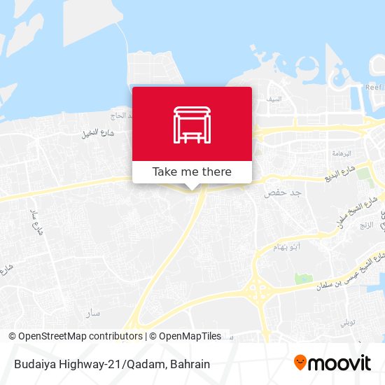Budaiya Highway-21/Qadam map