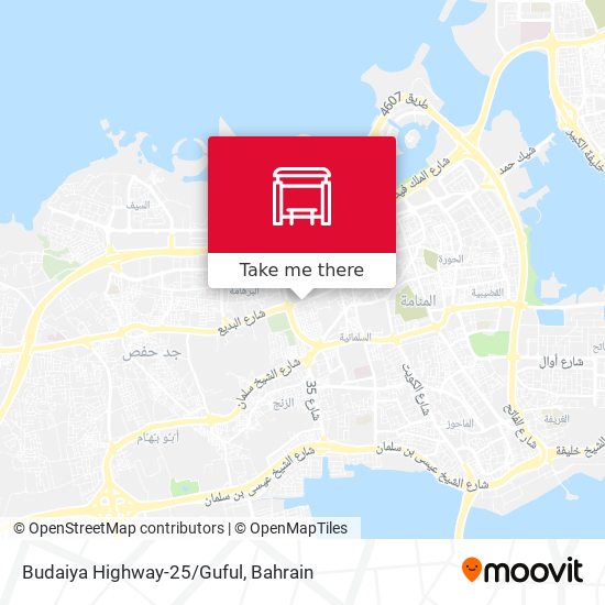 Budaiya Highway-25/Guful map