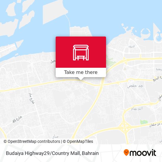 Budaiya Highway29/Country Mall map