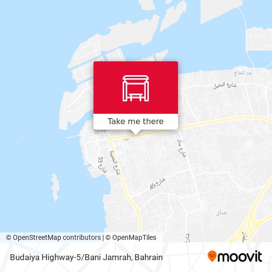 Budaiya Highway-5/Bani Jamrah map