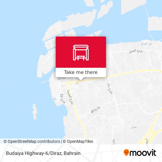 Budaiya Highway-6/Diraz map