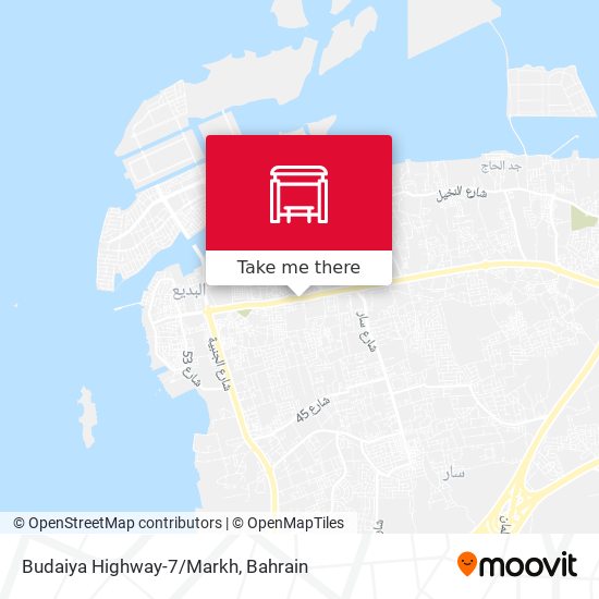Budaiya Highway-7/Markh map