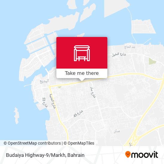 Budaiya Highway-9/Markh map