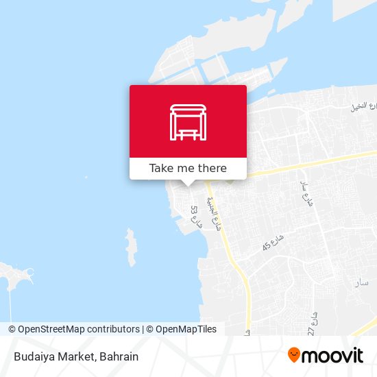 Budaiya Market map