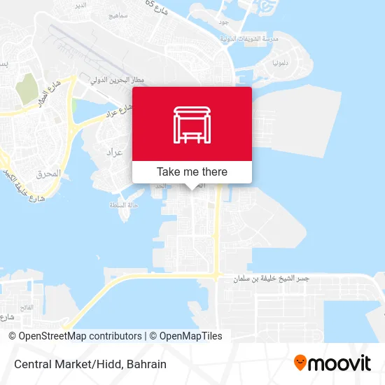Central Market/Hidd map