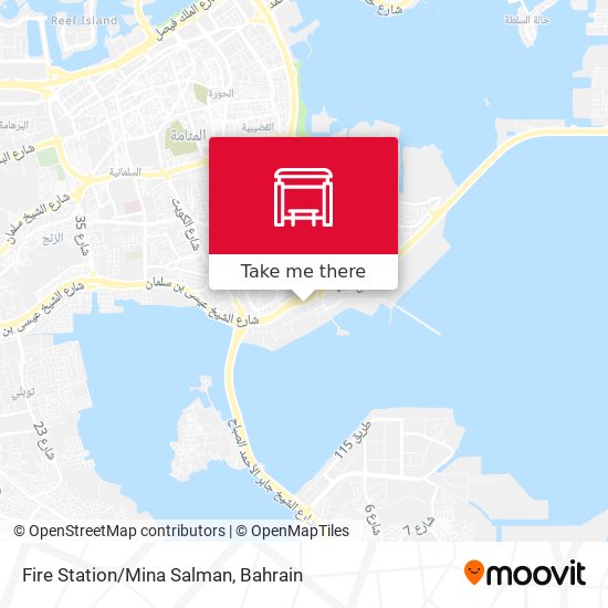 Fire Station/Mina Salman map