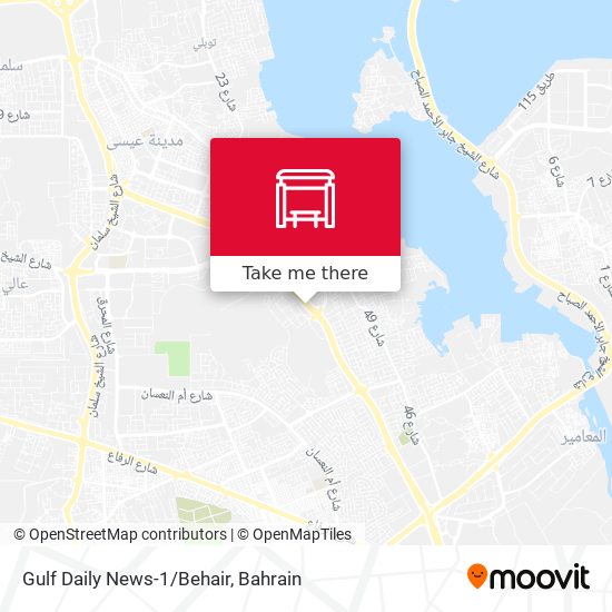 Gulf Daily News-1/Behair map
