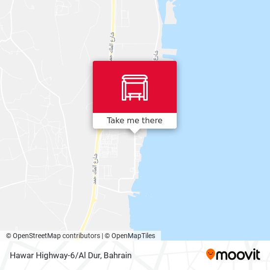 Hawar Highway-6/Al Dur map