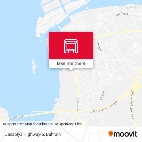 Janabiya Highway-5 map